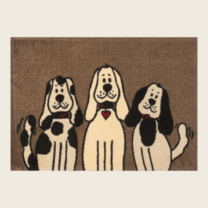 Three Dogs Taupe