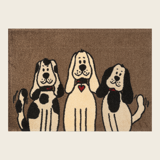 Three Dogs Taupe
